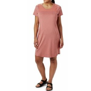 Columbia Omni coral color Place to Place activewear dress 2 connected pockets